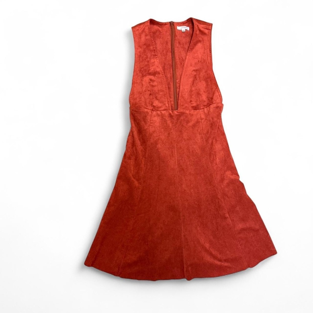 Aritzia Wilfred rust suede dress Size 2